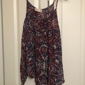 Long sleeved paisley tunic